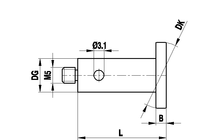 M5 Ø15 мм диск из высокопрочной стали, 1.5 мм толщина, L 21.5 мм, для систем ZEISS A-5555-0122